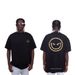 Hip-hop Trendy Brand Kemei Small Neckline Smiley Face Printed Short-sleeved T-shirt Men's Summer New Loose Top_viptrois.com