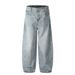 Men's Clothing Retro Fashion Basic Loose Casual Washed Casual Wide Leg Long Pants_viptrois.com