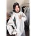 American Cleanfit Stiff Hooded Sweater Men's Trendy Brand Design Sense Ethnic Style Splicing High-necked Ruffian Handsome Jumper_viptrois.com