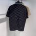Men's Clothing Short Sleeved Polo Shirt Trendy Striped Plaid Letter Printing Casual T Shirt_viptrois.com