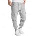 Men's Cargo Pants With Multiple Pockets - Comfortable Straight Leg Casual Trousers For Outdoor Sports & Daily Wear_viptrois.com