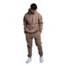 Men's Clothing Men And Women's New Sports Suits Solid Color Light Plate Fleece Sweatshirt_viptrois.com
