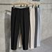 Men's Slim-Fit Stretch Chino Pants - Breathable 9/4 Length Tapered Office Trousers (27-42, Black/Charcoal/Khaki)_viptrois.com