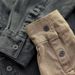 Men's Clothing Workwear Long Sleeved Shirt Men's Retro Loose Cotton Denim Cardigan Casual Simple Thin Jacket_viptrois.com