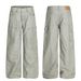 Z031 American Retro Men's And Women's Street High-end Sense Handmade Ink Design High Street Men's Loose Casual Overalls_viptrois.com