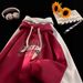 Autumn And Winter Retro Fleece Hoodie, Niche Top, Printed Loose Hoodie For Outerwear_viptrois.com