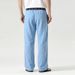Men's Clothing Men's Plus Size Linen Trousers Wide Leg Casual Straight Leg Drape Breathable Summer For Formal & Casual For Men_viptrois.com