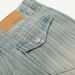 Washed Vertical Striped Ripped Jeans Men's American High Street Vintage Distressed Punk Loose Wide-Leg Straight Long_viptrois.com