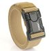Men's Belts Tactical Aluminum Alloy Buckle Training Elastic Nylon Belt Outdoor Versatile Workwear Quick Release Men's Belt_viptrois.com