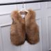 kid's clothing Boys and girls fur vest imitation fox fur vest super thick warm casual fur vest_viptrois.com