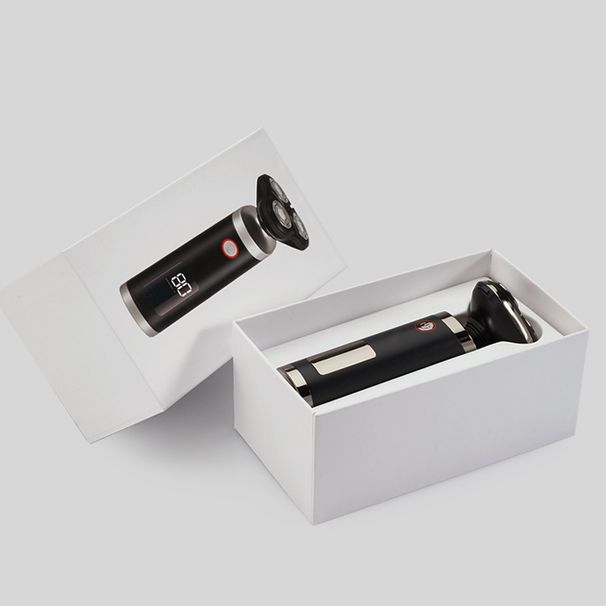 LCD digital display floating electric full body waterproof rotating multi-functional intelligent charging shaver_viptrois.com
