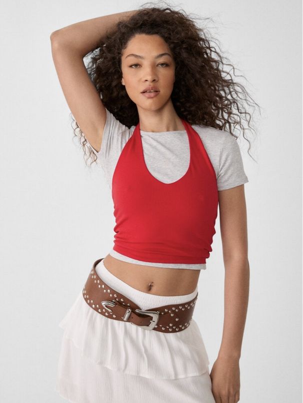 Girl Millennial Subculture Retro Punk Bohemian Rivet Stitching Alloy Belt Waist Seal_viptrois.com