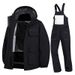 Pulse 2025 Winter New Ski Suit For Men Fashionable Loose Windproof Unisex Set Versatile Outdoor Skiing_viptrois.com