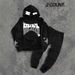 Trendy 3D Star Print Hoodie & Pants Set - Unisex Casual Streetwear For Spring & Autumn_viptrois.com