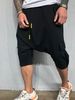 Men's Clothing Men's New Hip Hop Trend Pants Loose Solid Color Street Men's Sports Leisure Harem Cropped Pants_viptrois.com
