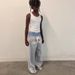Men's Clothing Streetwear Hip Hop Print Pants Men Women - Fake Two Piece Design, Loose Fit Retro Joggers With 3D Patterns (Black/Grey, S-4XL)_viptrois.com