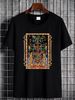 Ancient Mayan King Pakal Aztec God Civilization Mythology T-Shirt Size S-5XL Breathable Stretched Fashion Top For Everyday Wear Stylish Graphic_viptrois.com