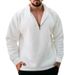 "Men's Fleece Zip-Up Hoodie – Oversized Fit With Cozy Lining (Polyester, 8 Colors)"_viptrois.com