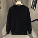Autumn Hoodie Long Sleeved Spring And Autumn 2024 Trend Slim Fit Round Neck Base Shirt For Men's Casual Wear_viptrois.com