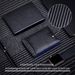 Money Clips Men's Dollar Wallet Men's Carbon Fiber Wallet Genuine Leather Wallet Multi Card Anti Theft Wallet Microfiber Card Holder_viptrois.com