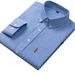Men's Non-Iron Oxford Cotton Shirt – Breathable, Wrinkle-Free, Business Casual Slim Fit Long Sleeve Shirt For Men_viptrois.com