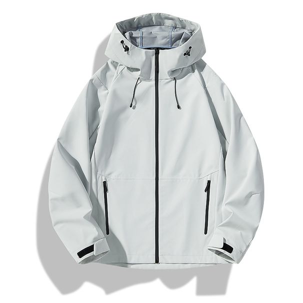 Men's Clothing Jacket For Windproof Spring And Autumn Thin Hooded Couple Single Charge Outdoor Travel Hiking Mountaineering Clothing Men's Jacket_viptrois.com