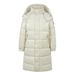 Hat Detachable Knee Length 2025 Winter New Zipper Pocket White Duck Down Warm Jacket Trendy_viptrois.com