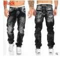 Supply European And American Jeans Casual Open-line Trousers Straight Men's Pants Hip-hop Jeans_viptrois.com