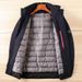 Men's Winter Down Jacket With Windproof, Waterproof And Warm Detachable Hood And Detachable Liner YR045_viptrois.com