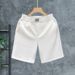 Men's Clothing Light Luxury Fuge White Shorts Men's Summer Outerwear Shorts Men's Casual Sports Mid Length Pants_viptrois.com