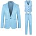 Men's Clothing Business Casual Suits Men's Suits Trousers Vest Three Piece Suit_viptrois.com