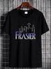 Frasier Logo Men's Black T-Shirt Size S-5XL Unisex Fashion Stylish Streetwear Summer Breathable Comfortable Graphic Homme Designer Clothes_viptrois.com