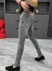 Men's Clothing Slim Fit Elastic Skinny Pants Men's Casual Washed Pants_viptrois.com