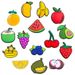 New Lovely Fruit Series Shoes Flower Shoe Buckle Soft Rubber Shoes Accessories I-buckle Ornaments_viptrois.com