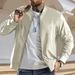 Vintage MA-1 Pilot Jacket For Men - Military Style Bomber Coat With Retro Baseball Uniform Design, Lightweight & Stylish Outerwear_viptrois.com