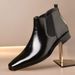 Men's Chelsea Boots Pointed Shoes Men's Shoes Short Boots Vintage Martin Boots Men's_viptrois.com