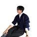 Pure Spring Autumn Winter Korean Style Knitted Men's Cardigan Long Sleeve Niche Fashion Texture Versatile Sweater Loose Cable_viptrois.com