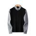 Pure Cross-Border Two-Piece Base Layer's Shirt Collar 2025 Spring And Autumn New Casual High-End Knitted Sweater For_viptrois.com