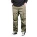 Streetwear Cargo Pants For Men – High Waist, Elastic Waistband, Lightweight & Breathable (S-XXL, Khaki/Black/Gray) – Trendy Urban Style_viptrois.com