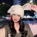 Plush Ear Autumn/Winter Dog Woolen Korean Version New Cute Women's Fashion Versatile Knitted Hat_viptrois.com