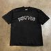 Cotton Short-sleeved Men's Summer Trendy Brand Retro Printing Half-sleeved Tee Loose And Breathable Casual Ins Style Versatile Top_viptrois.com