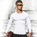 Men's Clothing fitness clothes men's running sports quick drying compression clothes high elastic tops basketball sports compression clothes_viptrois.com