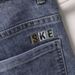 Large Size Men's Spring And Summer Trendy Brand Jeans Men's Versatile Embroidery Plus Fattening Plus Slim Denim Trousers Men's Jeans_viptrois.com
