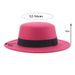 Classic retro children's flat top hat woolen small head circumference baby hat photography photo solid color gentleman hat_viptrois.com