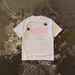 Heavyweight Pure Cotton Loose Short Sleeved T-Shirt Oversized "Escape From The Palm" Print For Couples Men And Women 250g_viptrois.com