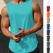 Men's Clothing Summer Knitted Mesh Fitness Sports Slim Vest Men's I Shaped Wide Shoulder Vest_viptrois.com
