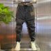 Men's Slim Fit Corduroy Casual Pants Fleece Lined Long Trousers Trendy Versatile Autumn Winter Style All Match Harem Pants_viptrois.com