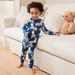 Children's Spring And Autumn Boys' New 2 7 Cotton Suits Air Conditioned Clothes Zebra Round Neck Long Sleeved Children's Home Clothes Two Piece Suit_viptrois.com
