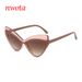New Cat's Eye Color Matching Sunglasses Party Performance Trendy Full Frame Sunglasses_viptrois.com