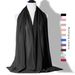 Solid Color Pearl Chiffon Scarf – Women's Long Windproof & Sandproof Headscarf (Four Seasons Versatile Middle Eastern Style)_viptrois.com